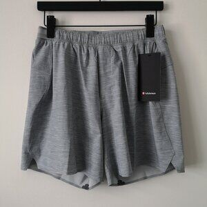 NWT LULULEMON SLTC Grey Lightweight Surge Shorts 6" Lined Men's XXL